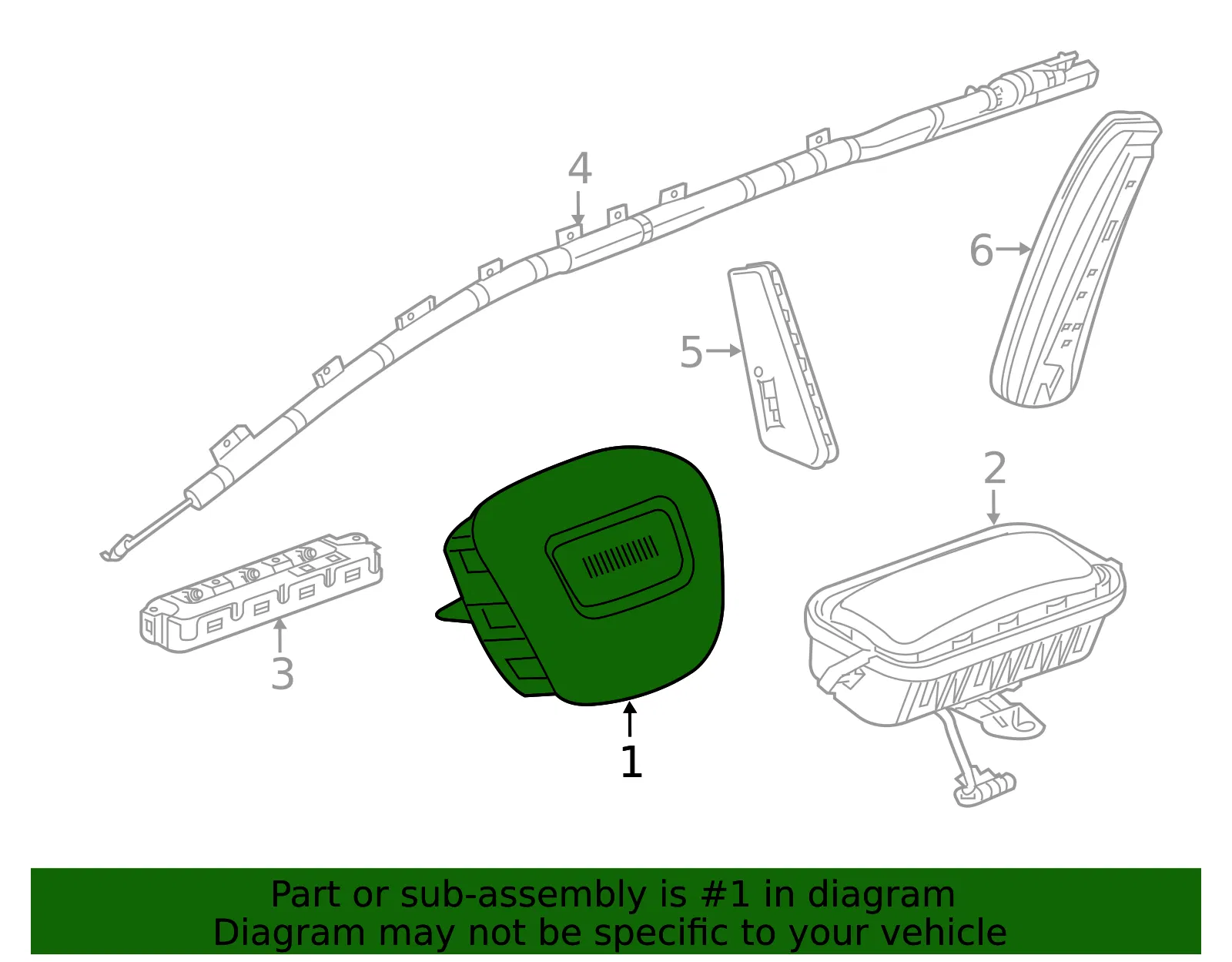 Driver Inflator Module - GM (85132103)