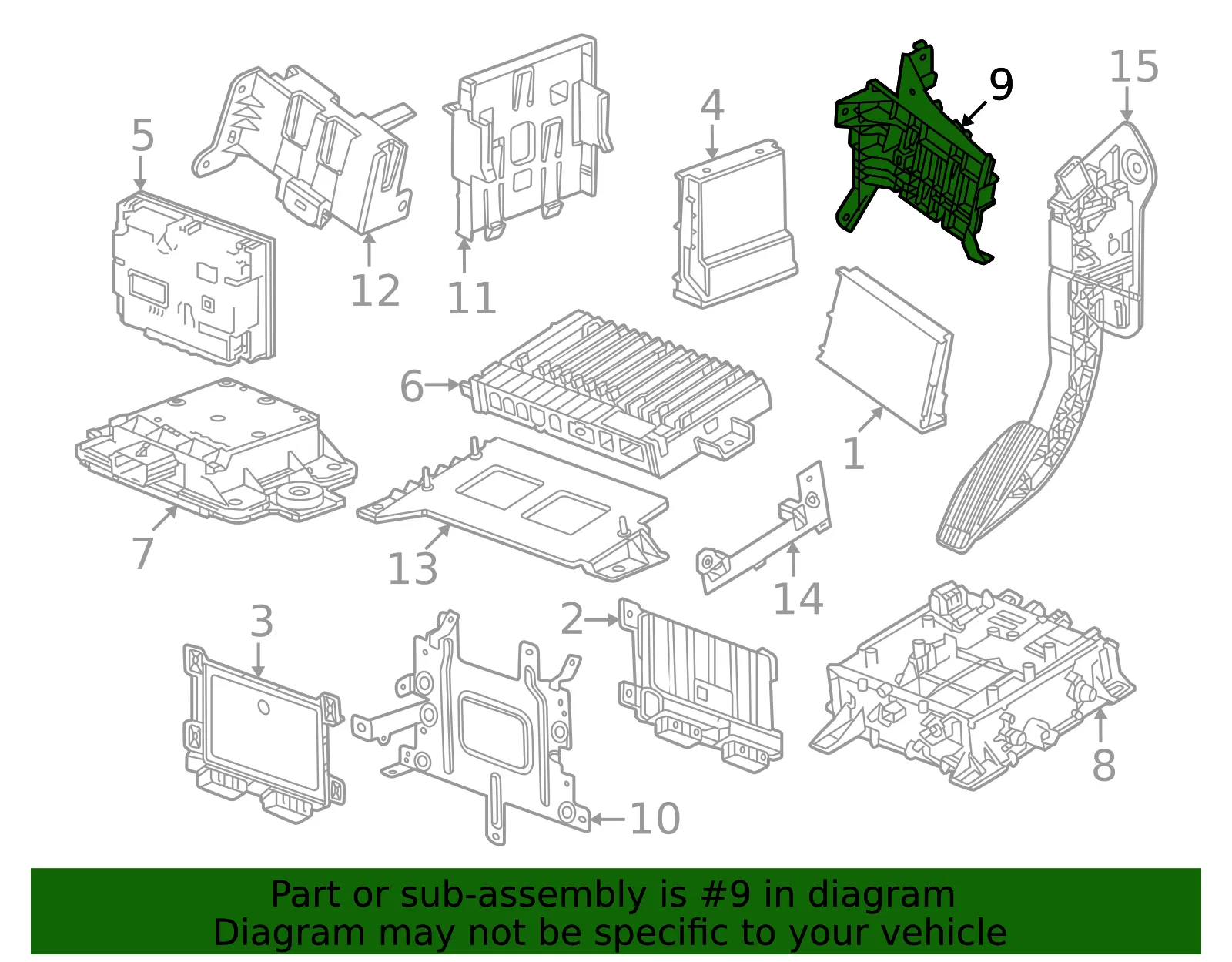 Control Module Bracket - GM (85133344)