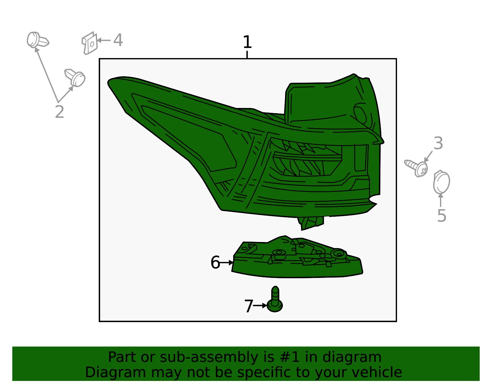 Tail Lamp - GM (85164973)