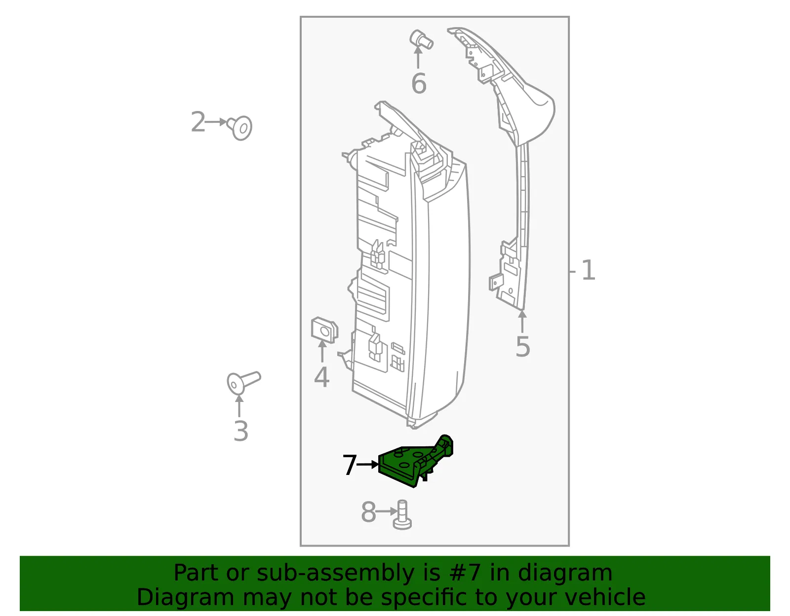 Tail Light Bracket - GM (85528024)