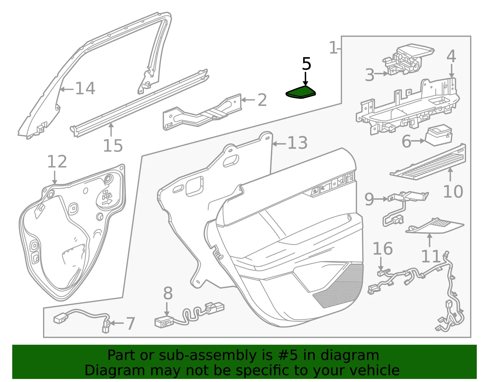 Switch Panel Cap - GM (85529706)