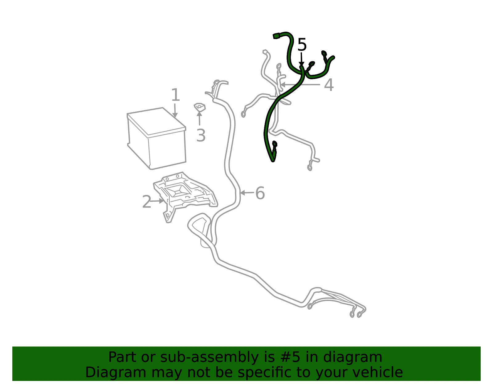 Battery Cable - GM (85538450)