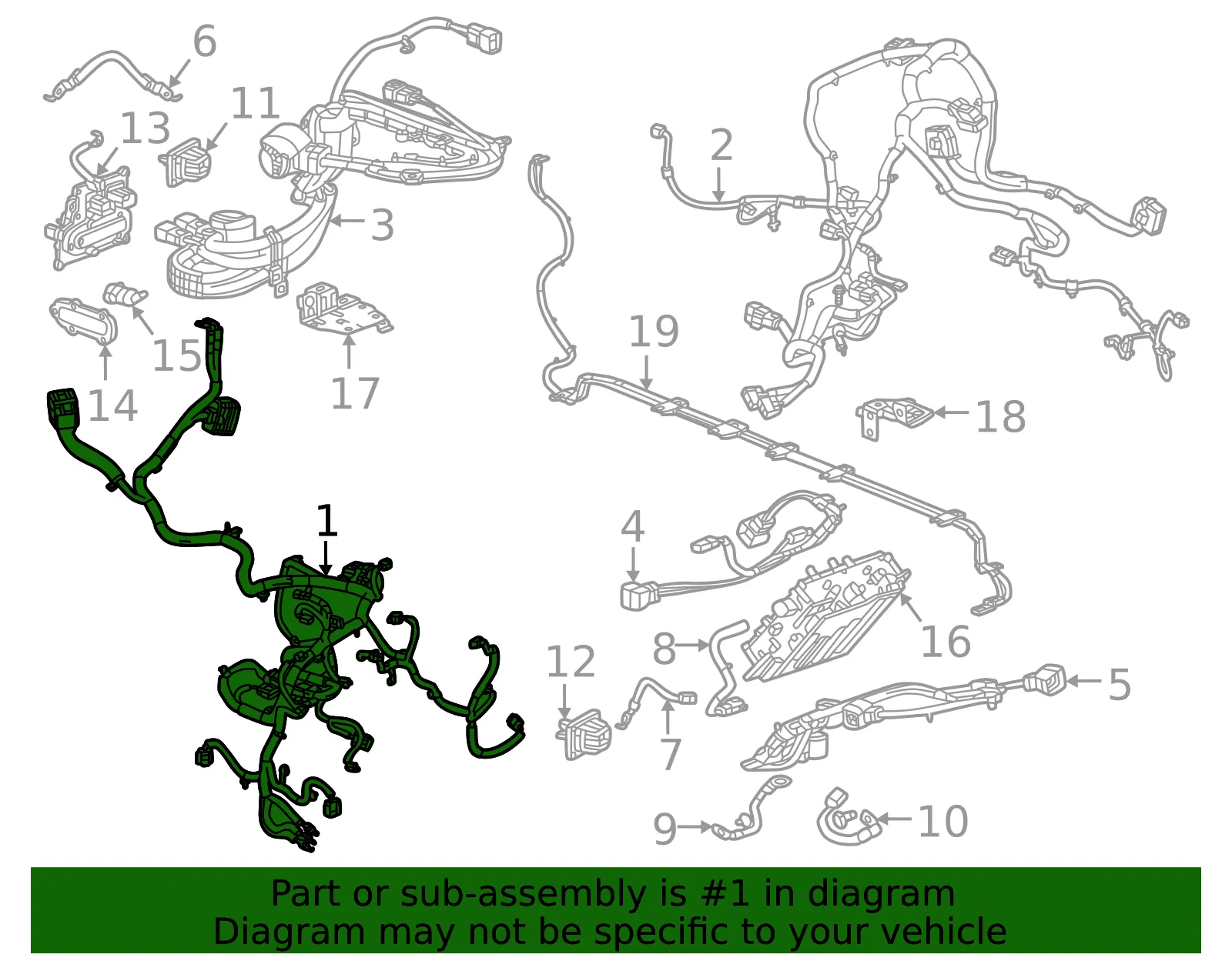 Wire Harness - GM (85543716)