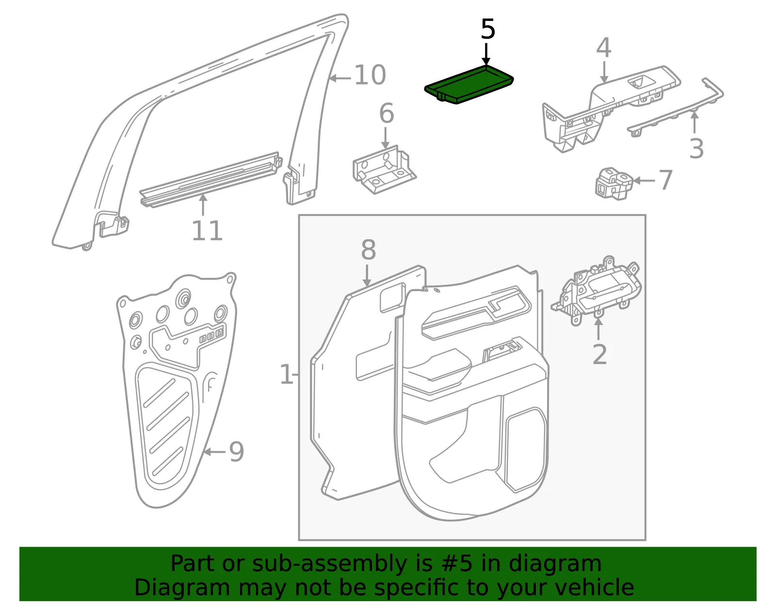 Switch Panel Mat - GM (85544414)