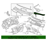 Windshield Wiper System Module Shield - GM (85554834)