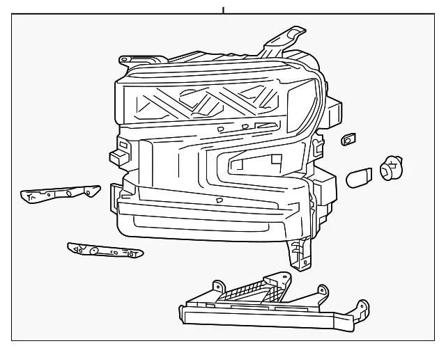 Headlamp Assembly - GM (85567927)