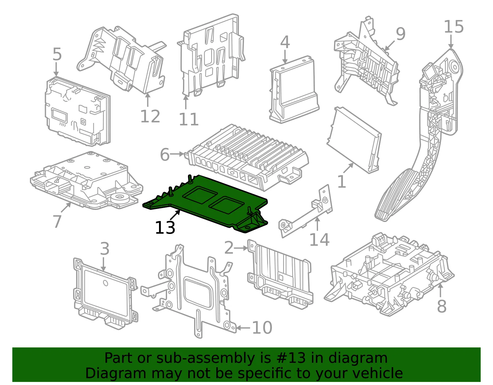 Control Module Bracket - GM (85571864)