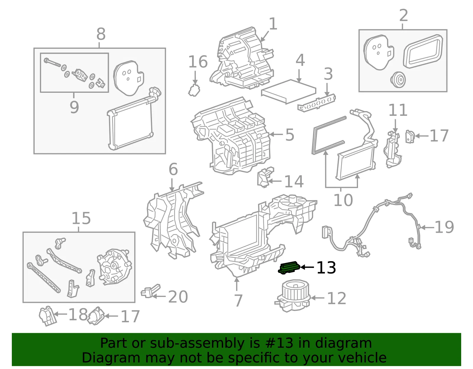 Blower Motor Control Module - ACDelco (85577577)