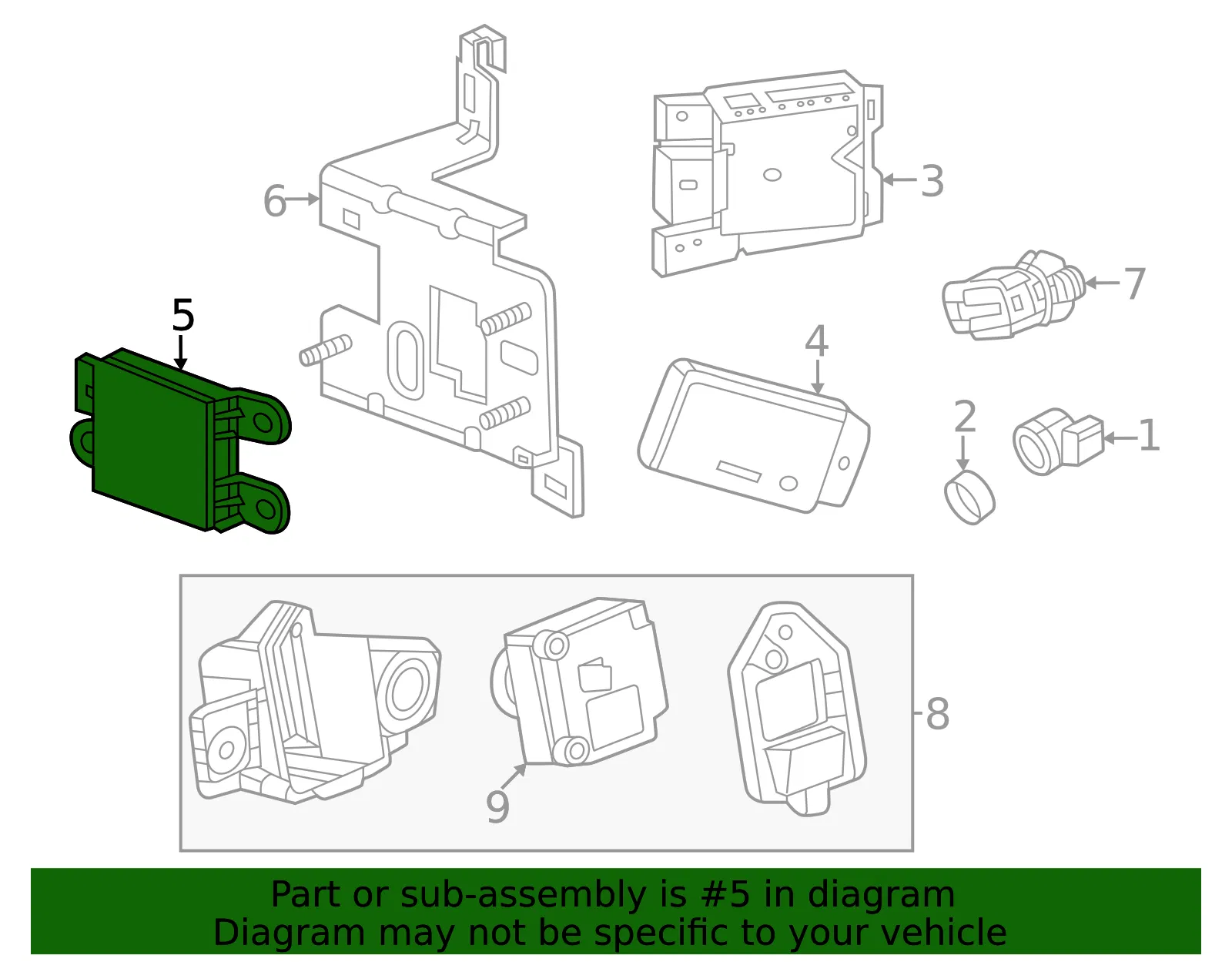 Distance Sensor - GM (85607871)