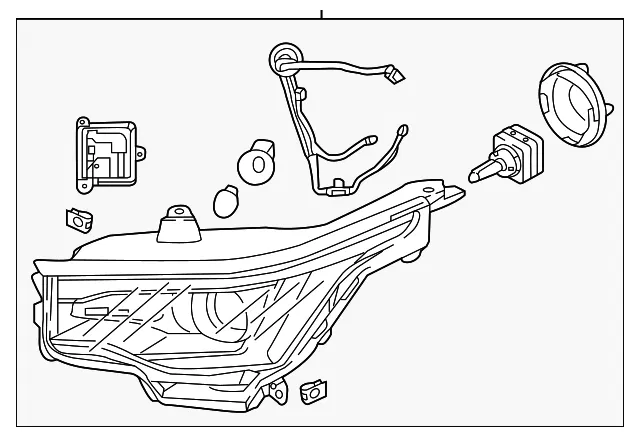 Headlamp Assembly - GM (85608331)
