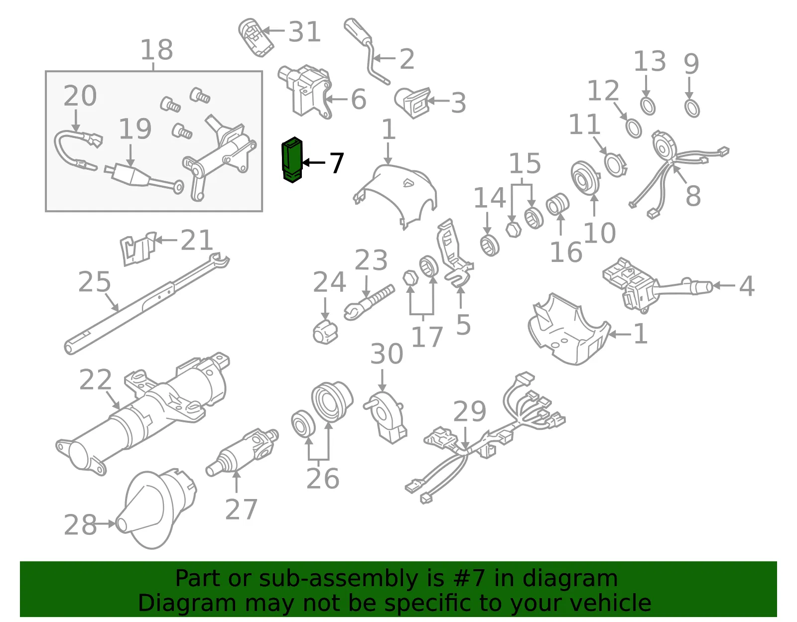 Ignition Switch - GM (85619198)