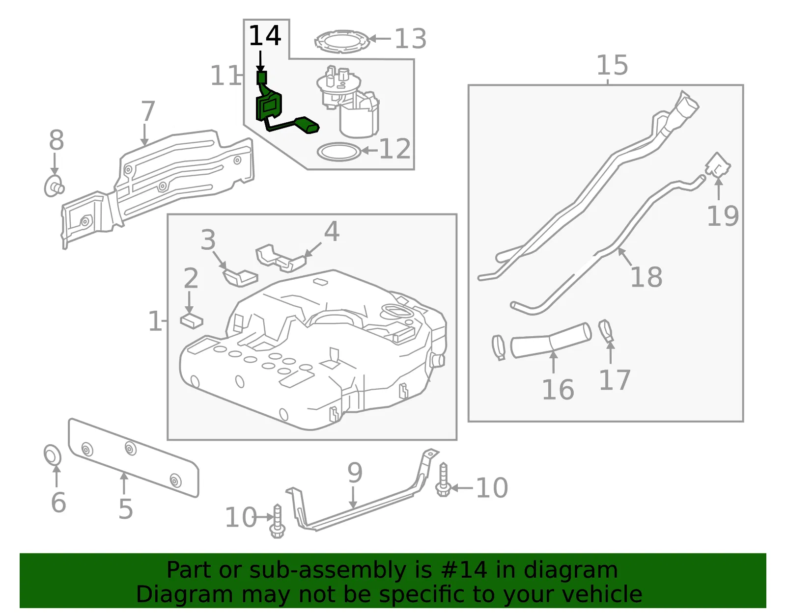 Level Sensor - GM (85629613)