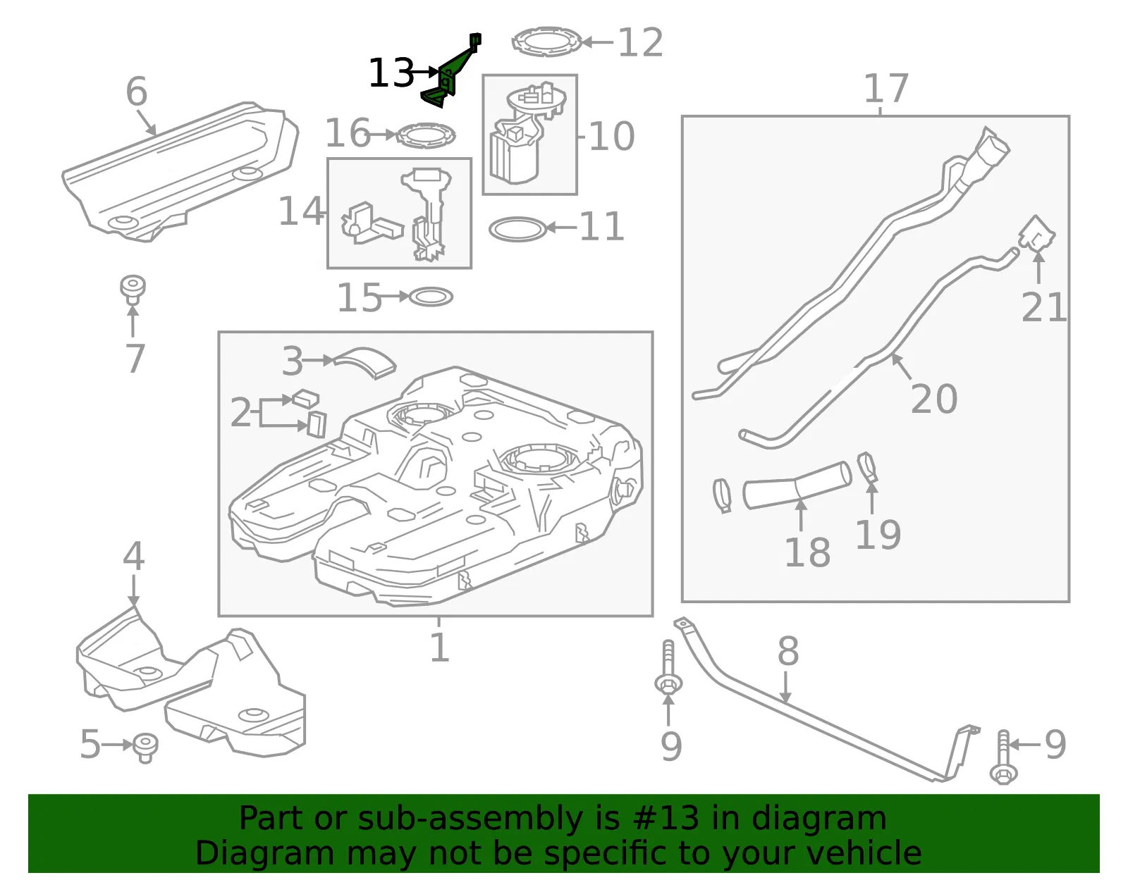 Level Sensor - GM (85629615)