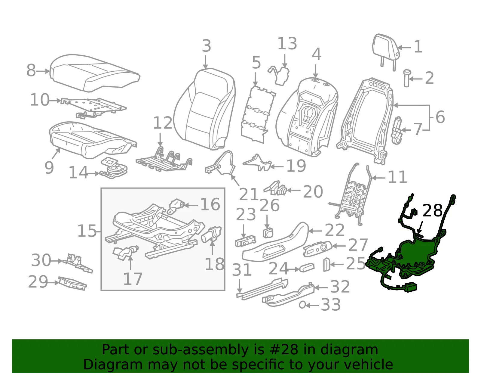 F Harness - GM (85629949)