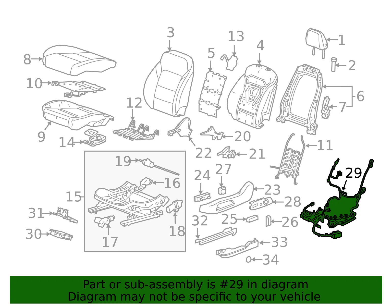 F Harness - GM (85629951)