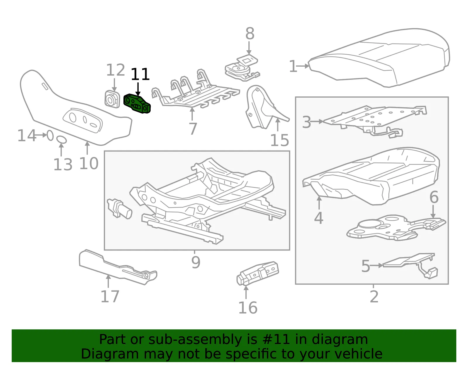 Seat Switch - GM (85635964)