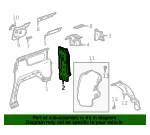 Tail Lamp Pocket - GM (85642791)