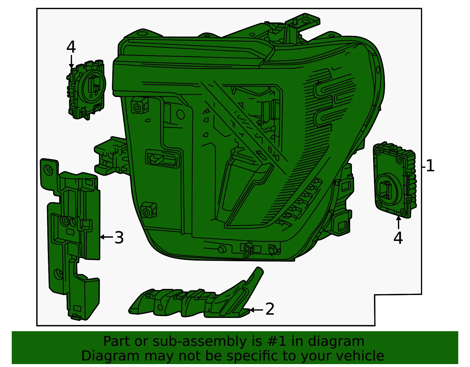 Headlamp - GM (85643375)