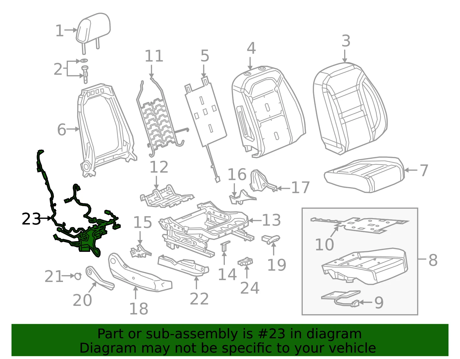 F Harness - GM (85644060)