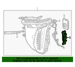 Headlamp Assembly Bracket - GM (85655432)