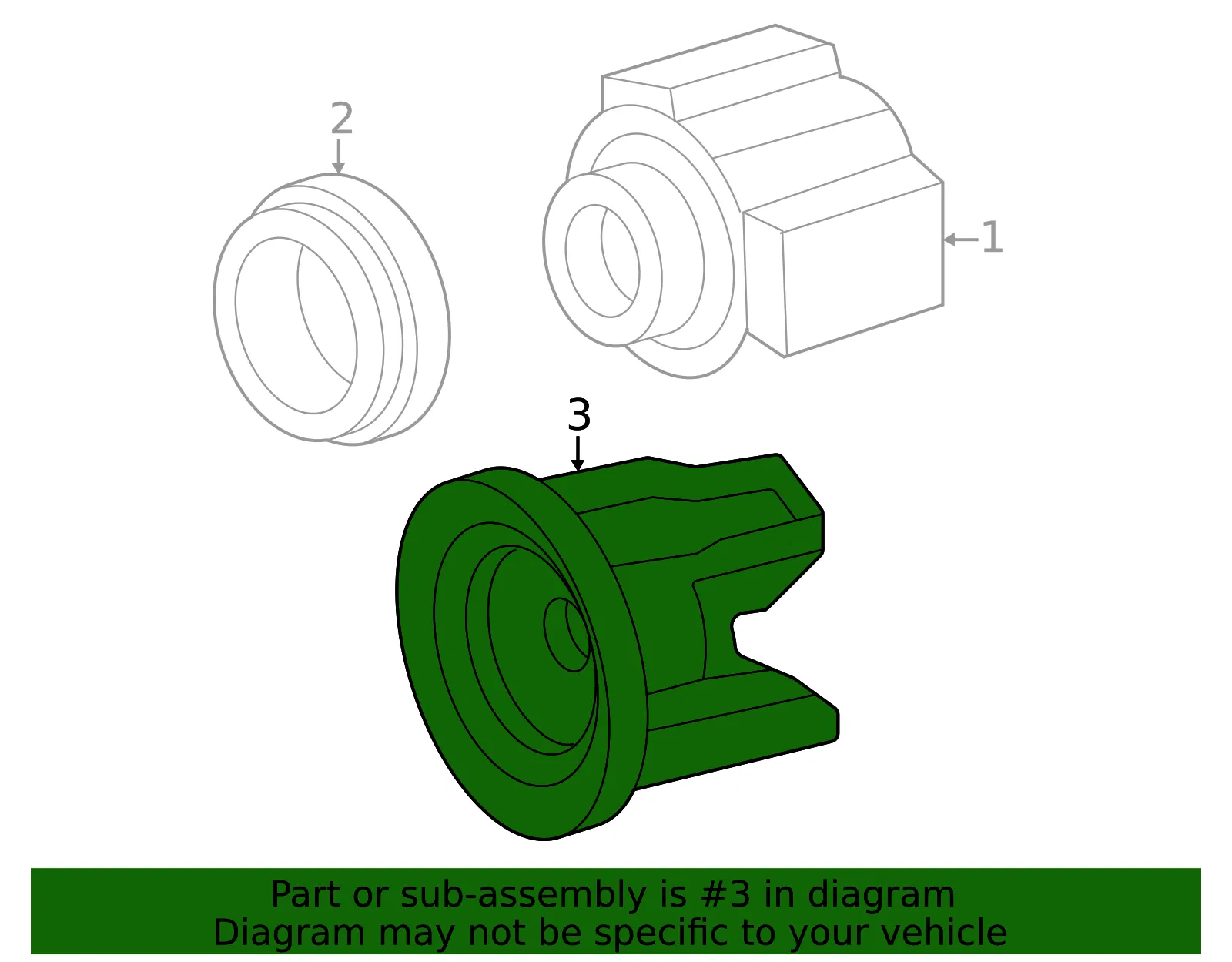 Park Sensor Bracket - GM (85660654)