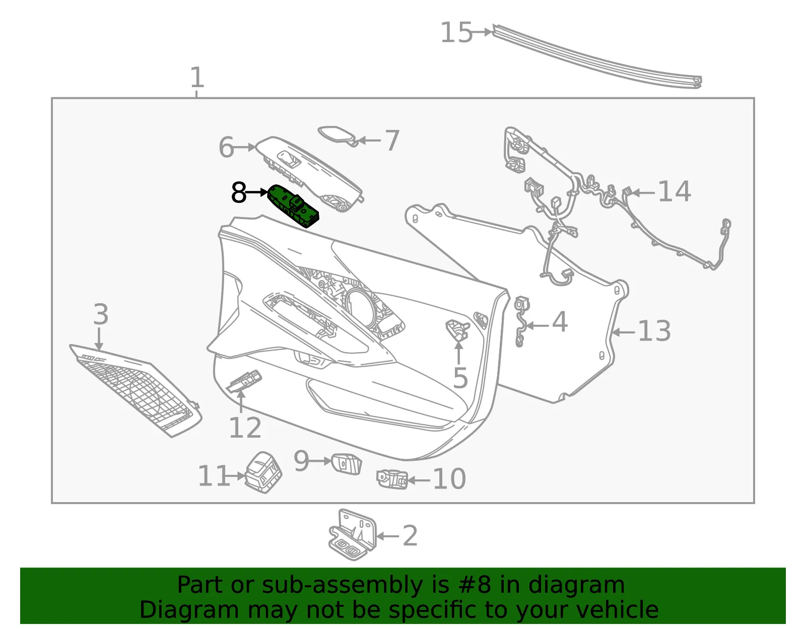 Window Switch - GM (85661578)