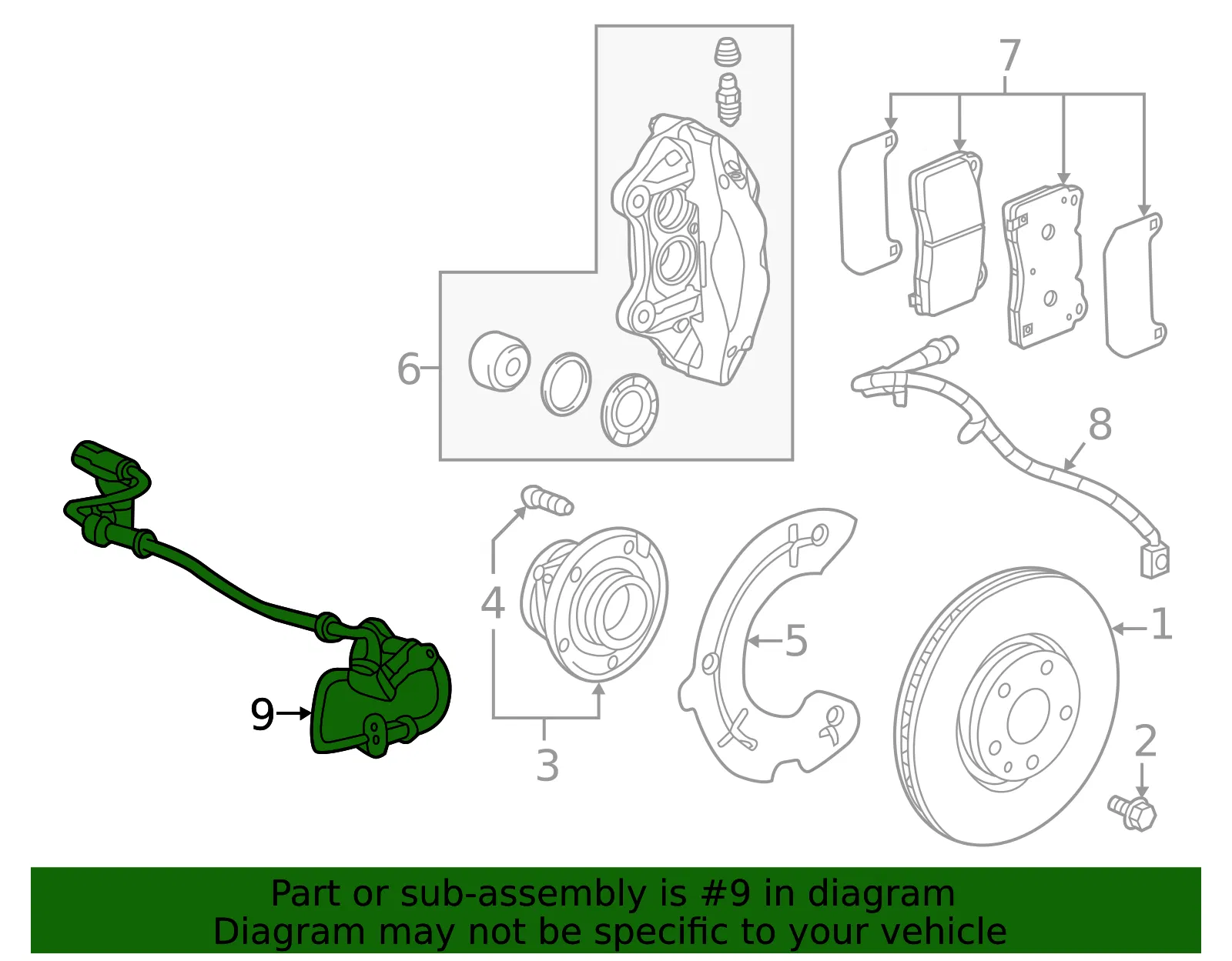 ABS Sensor - GM (85665766)