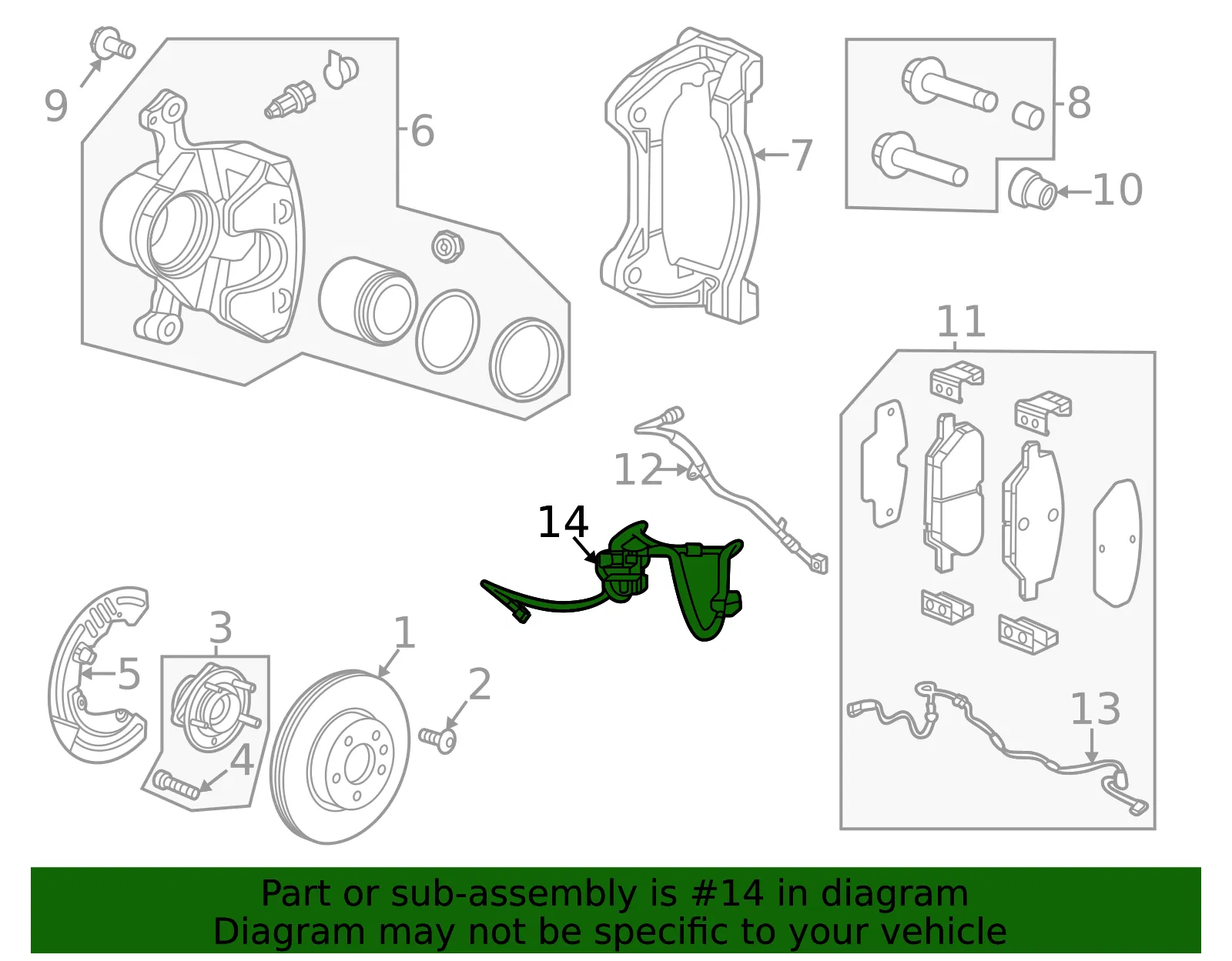 Front Speed Sensor - GM (85665767)