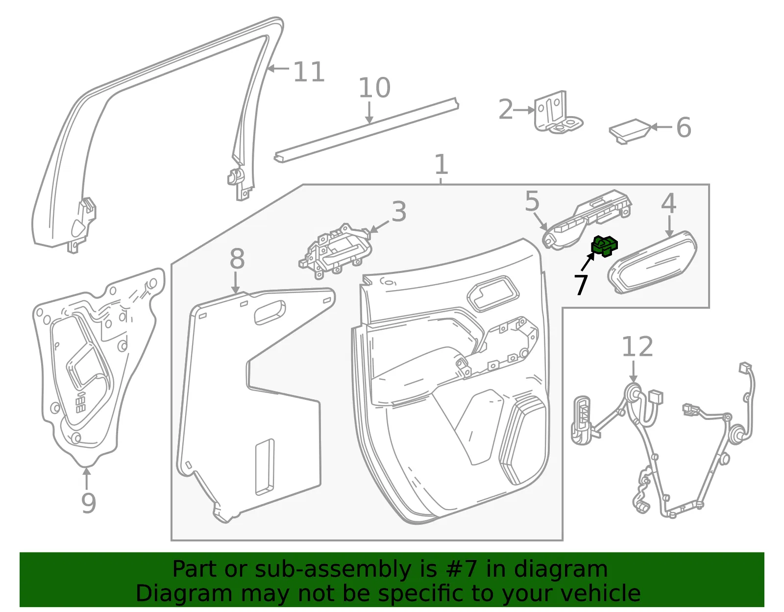 Window Switch - GM (85670262)