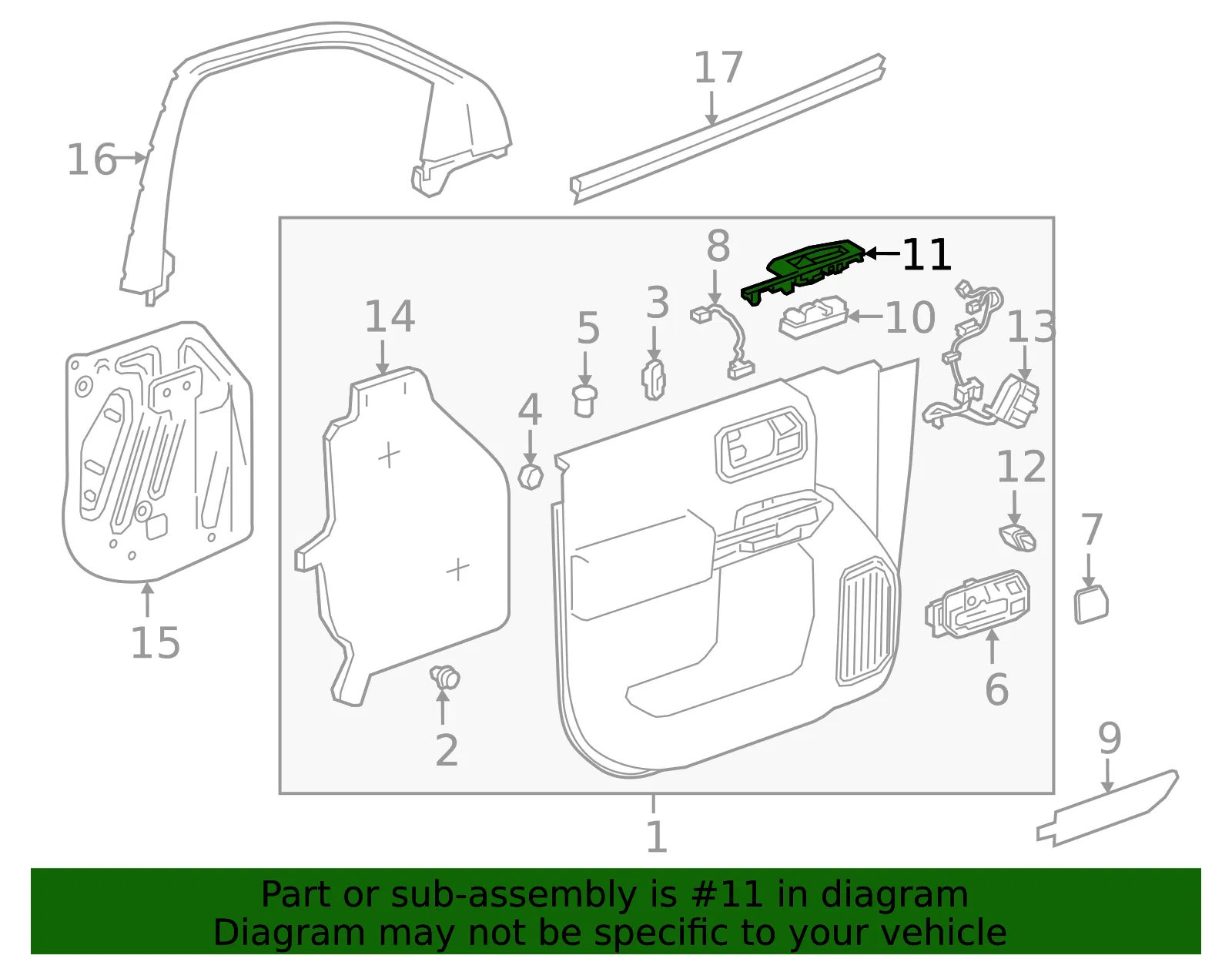 Switch Panel - GM (85674185)