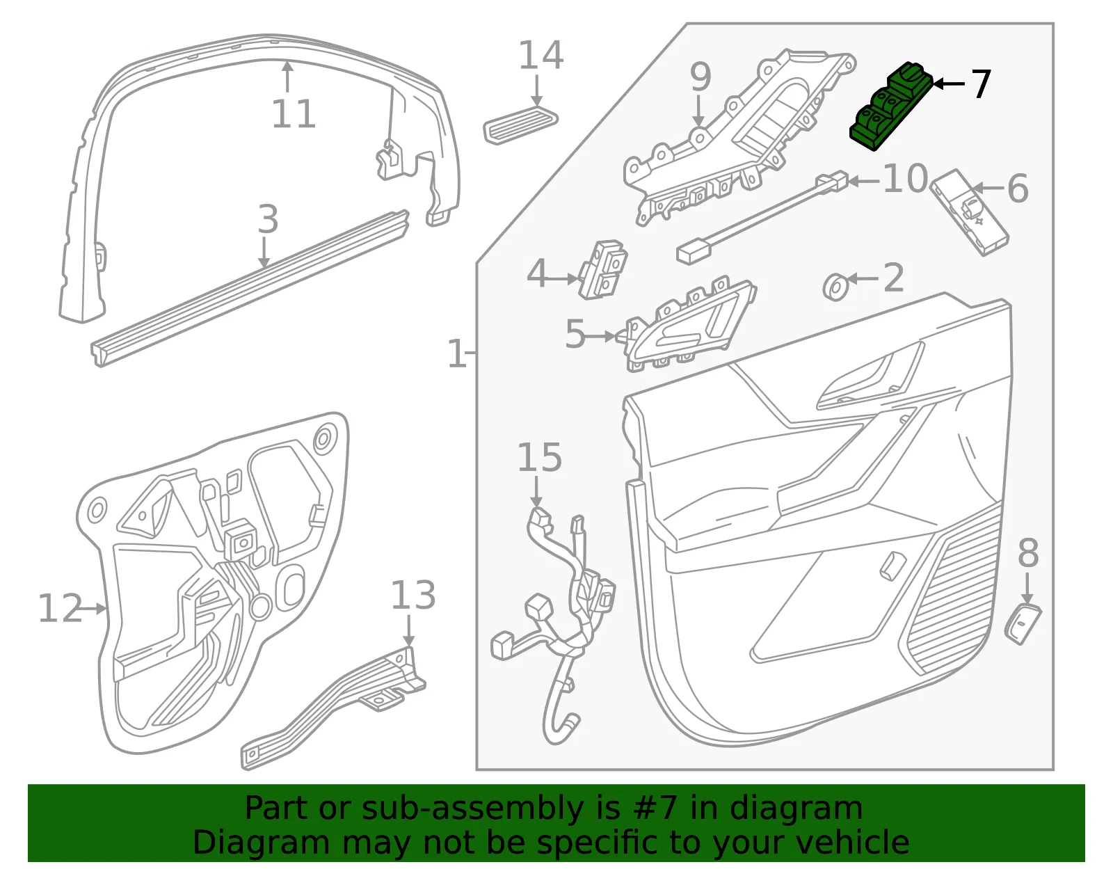 Window Switch - GM (85689773)
