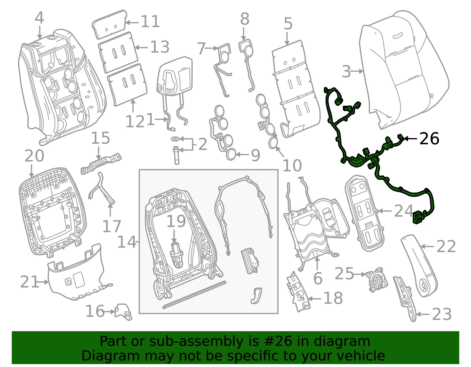 F Harness - GM (85698769)