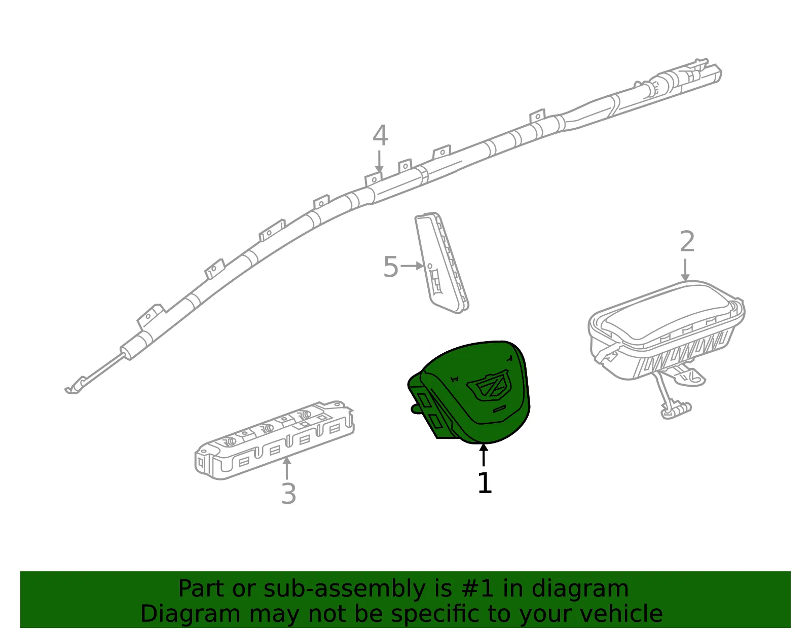 Driver Inflator Module - GM (85699168)