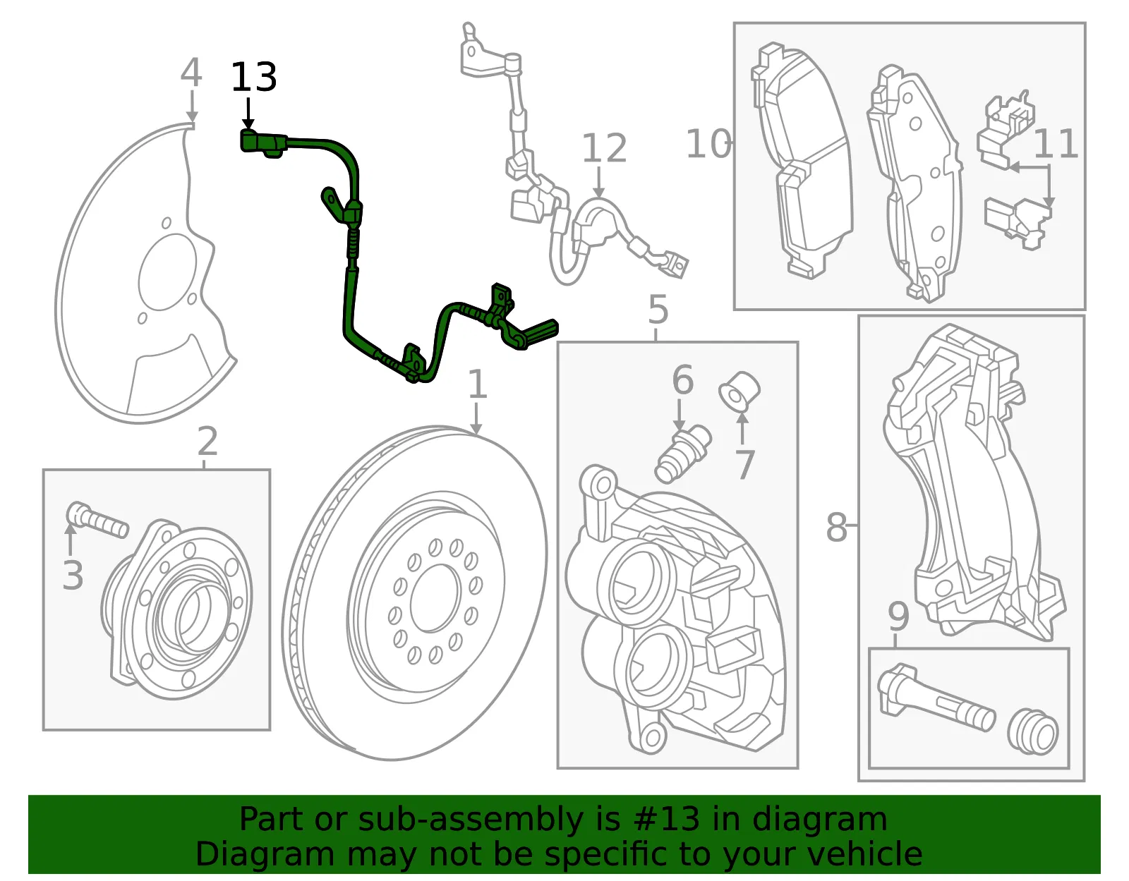 ABS Sensor - GM (85705790)