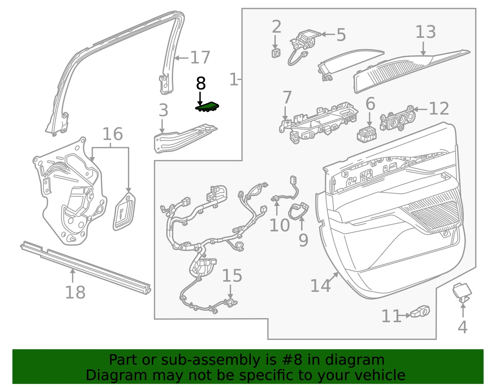 Switch Panel Mat - GM (85707593)