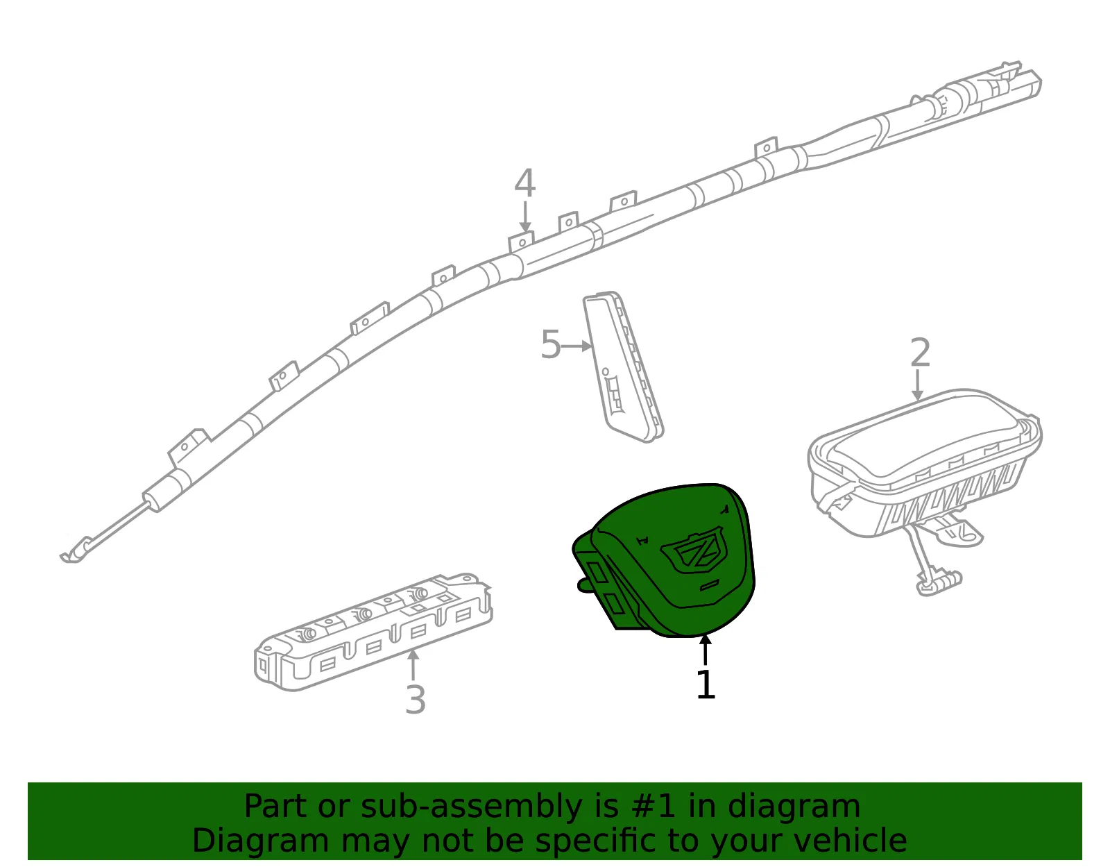 Driver Inflator Module - GM (85712896)