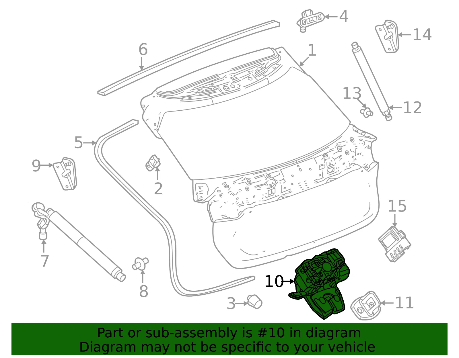 Lock Actuator - GM (85713680)