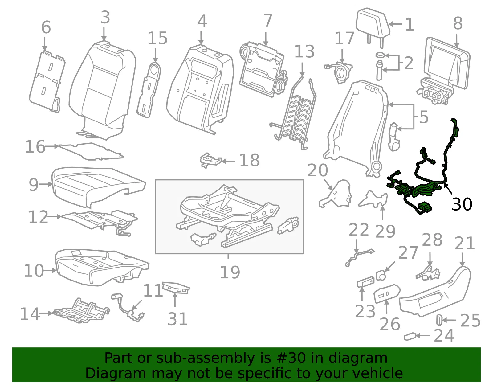 F Harness - GM (85755746)