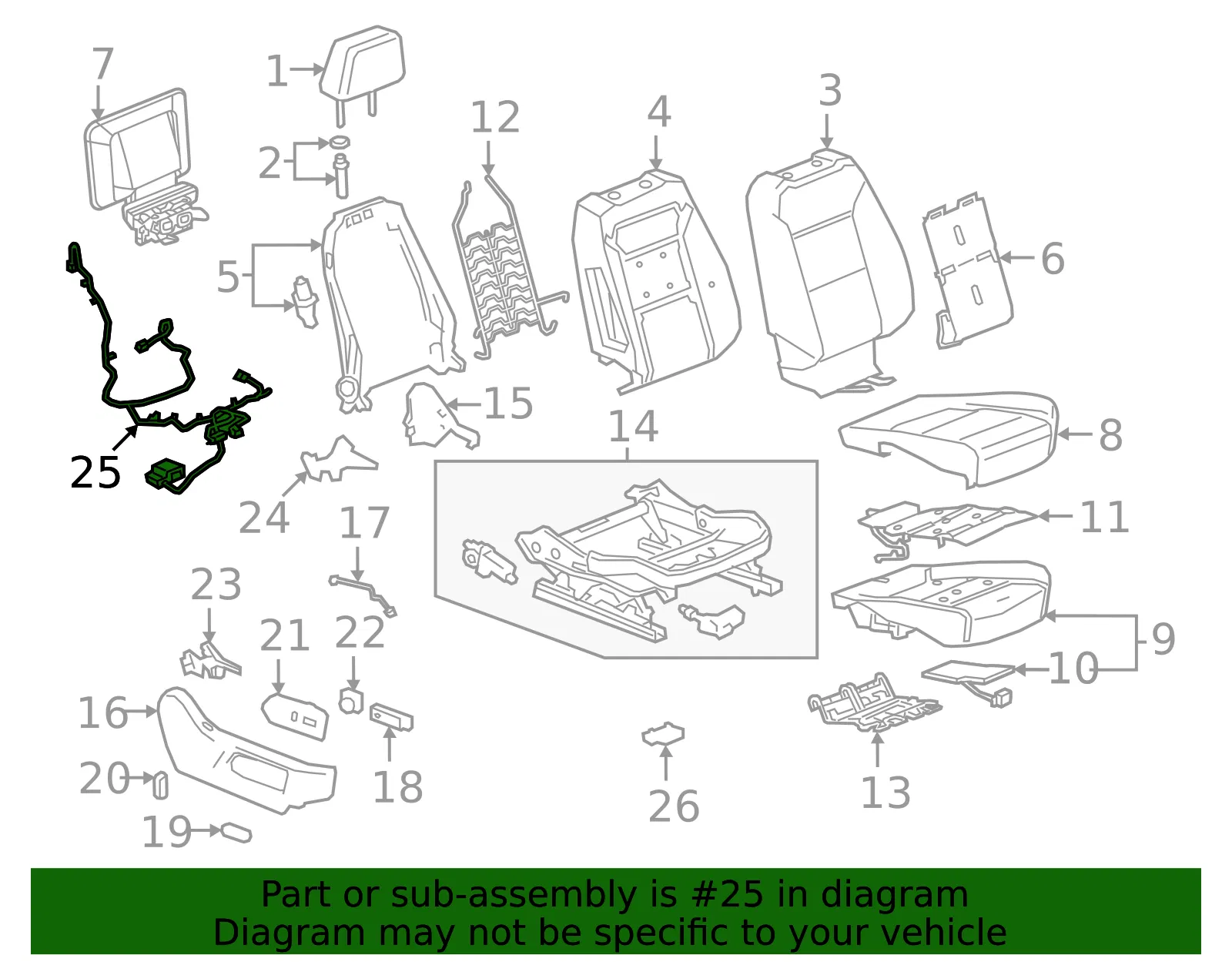 F Harness - GM (85755751)