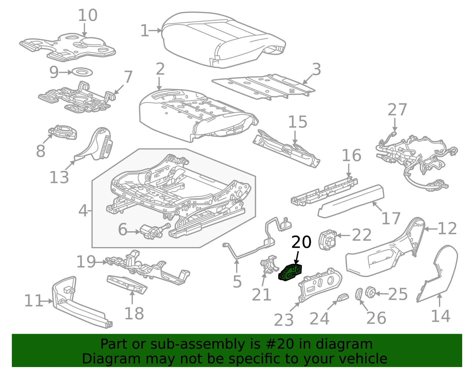 Adjust Switch - GM (85756356)