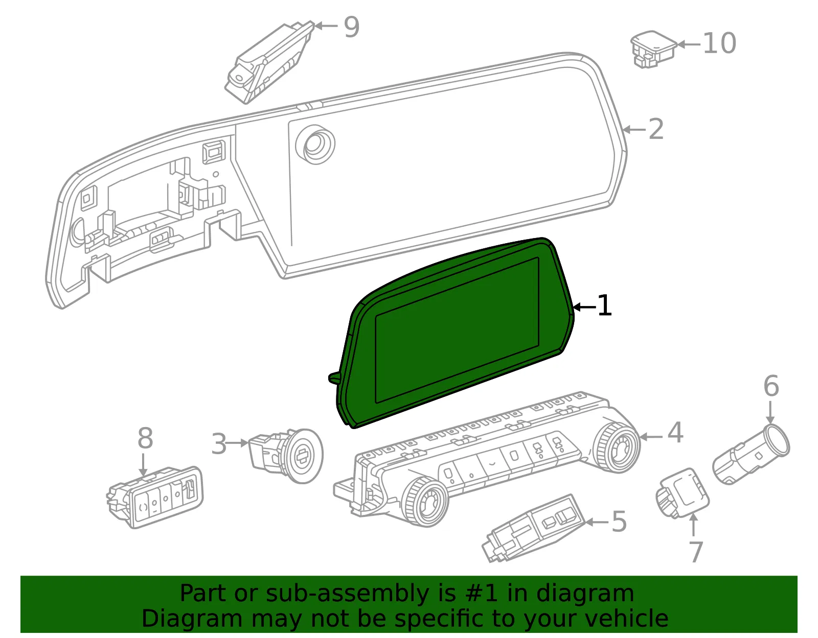 Cluster Assembly - GM (85774471)