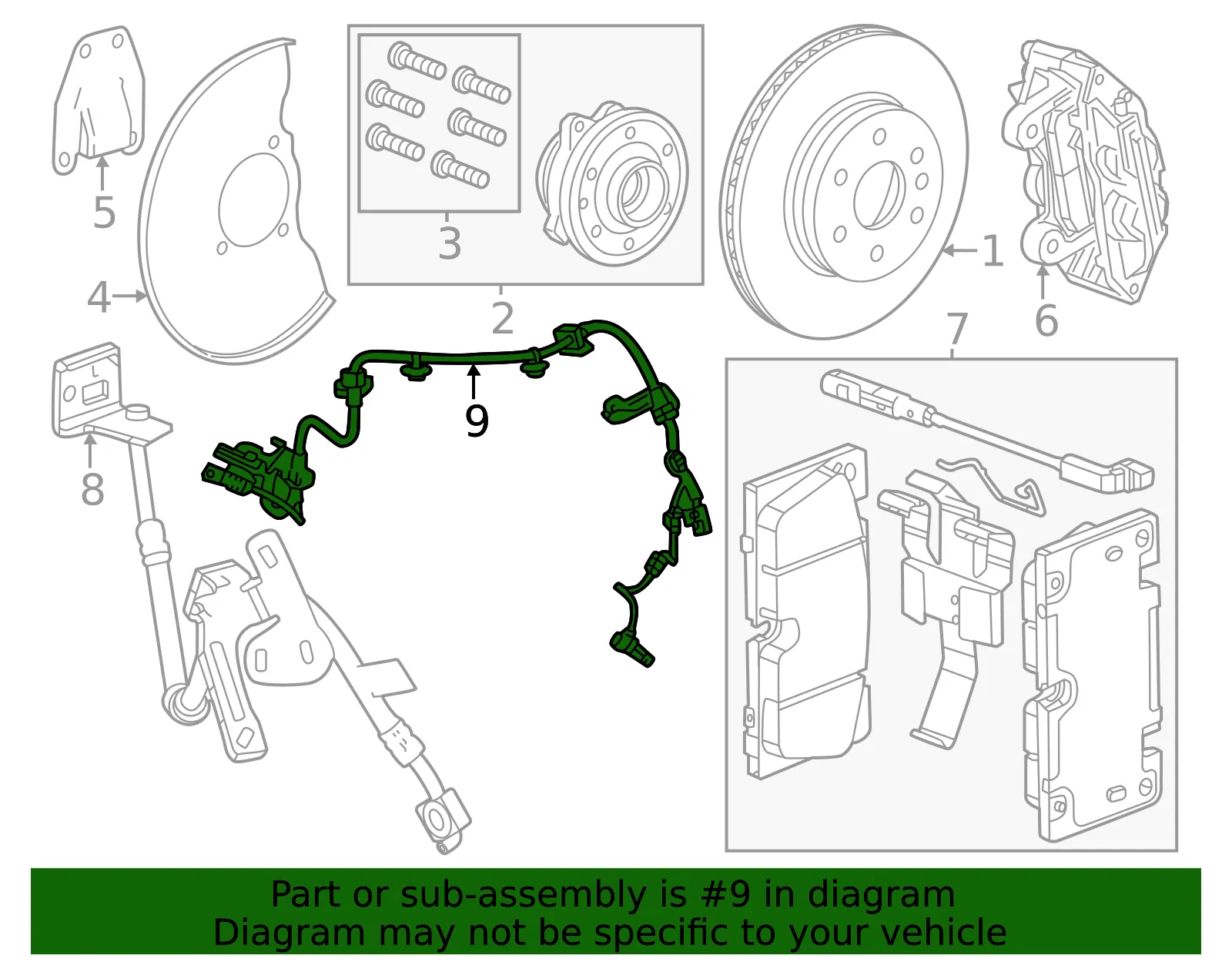 ABS Sensor - GM (85801100)