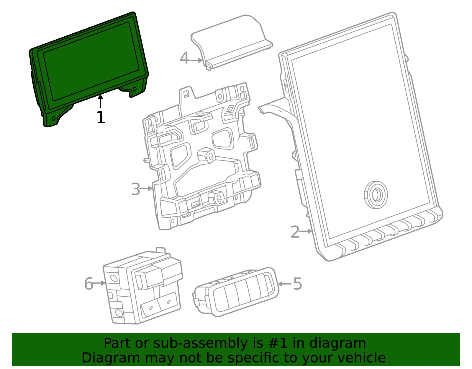 Cluster Assembly - GM (85827918)