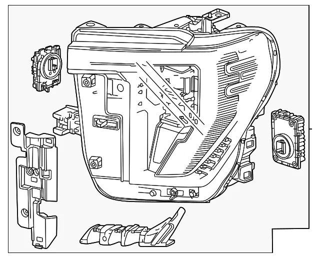 Headlamp Assembly - GM (85830201)