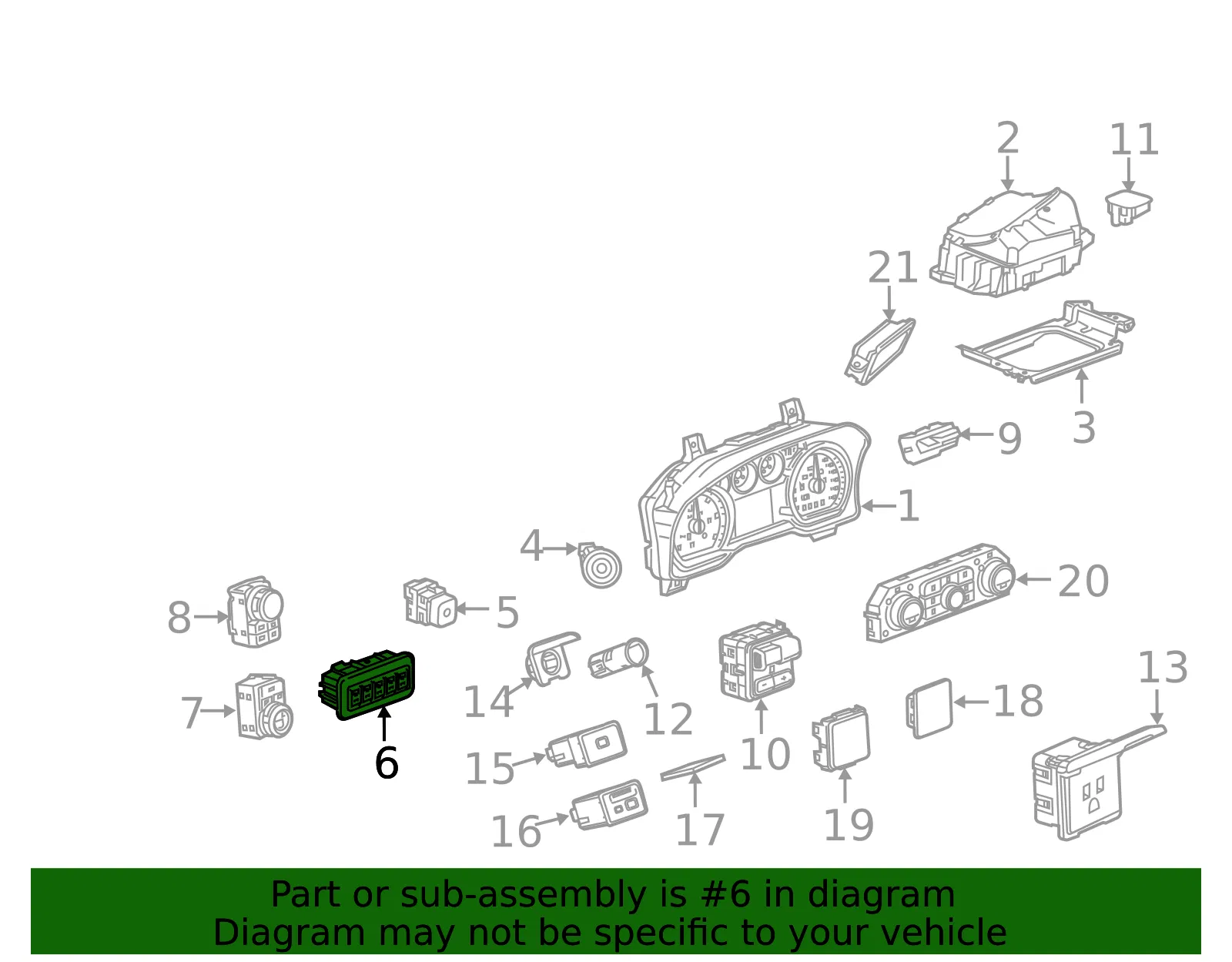 Switch Pkg - GM (85866212)
