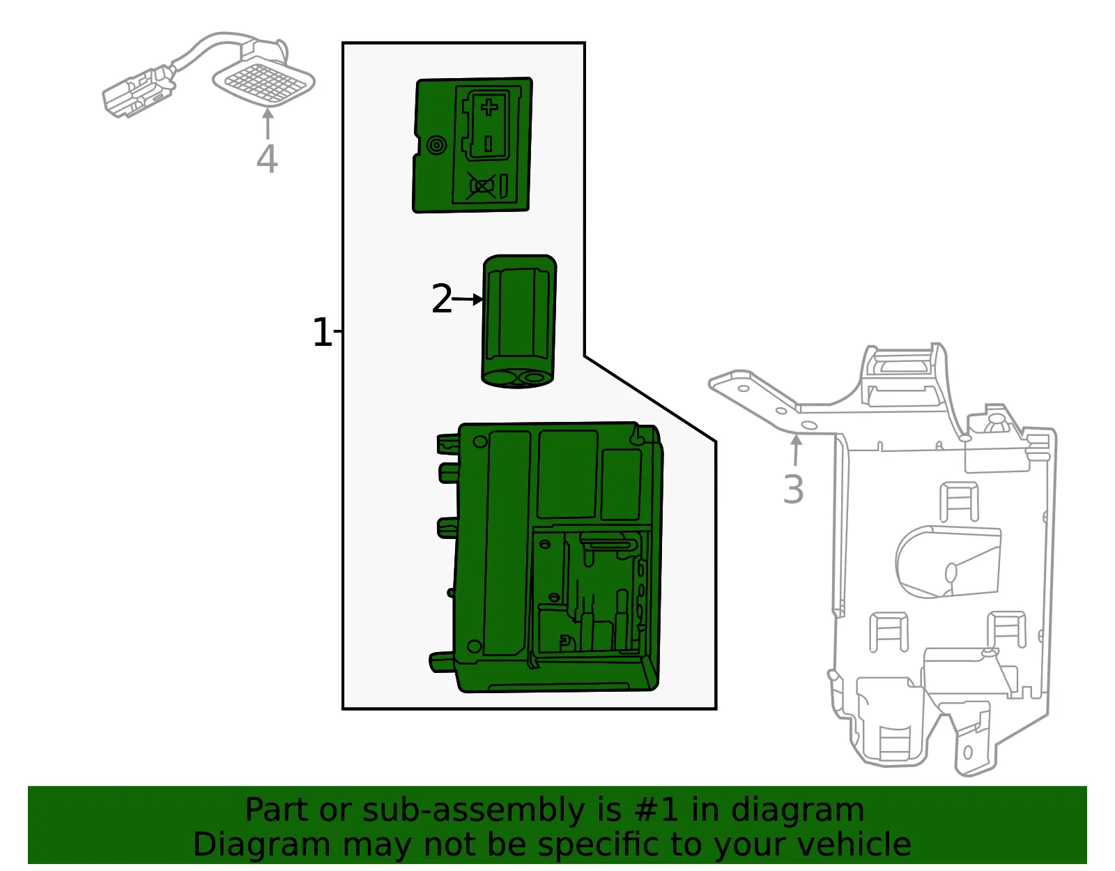 Mobile Phone Control Module - GM (86506621)