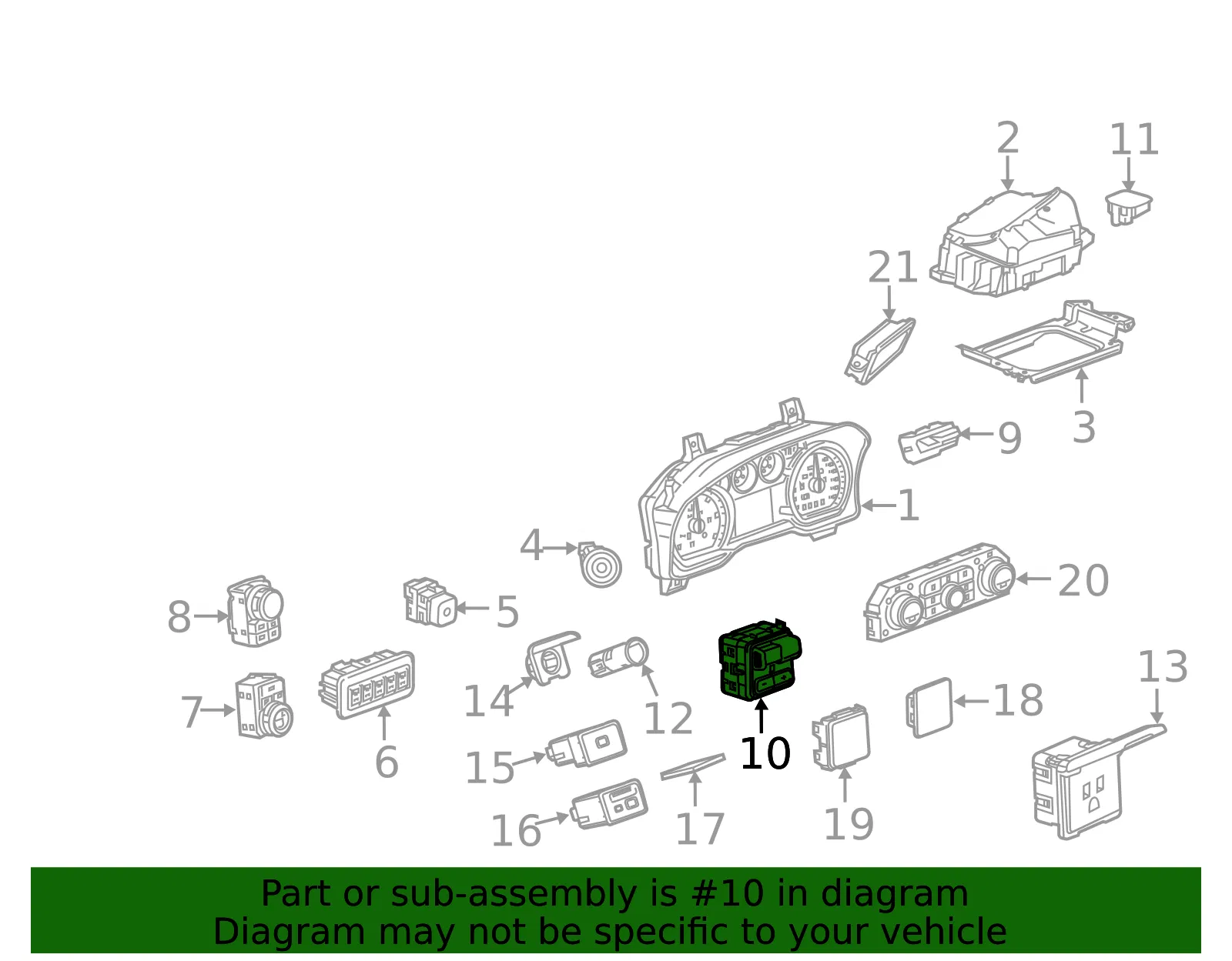 Control Switch - GM (86515222)