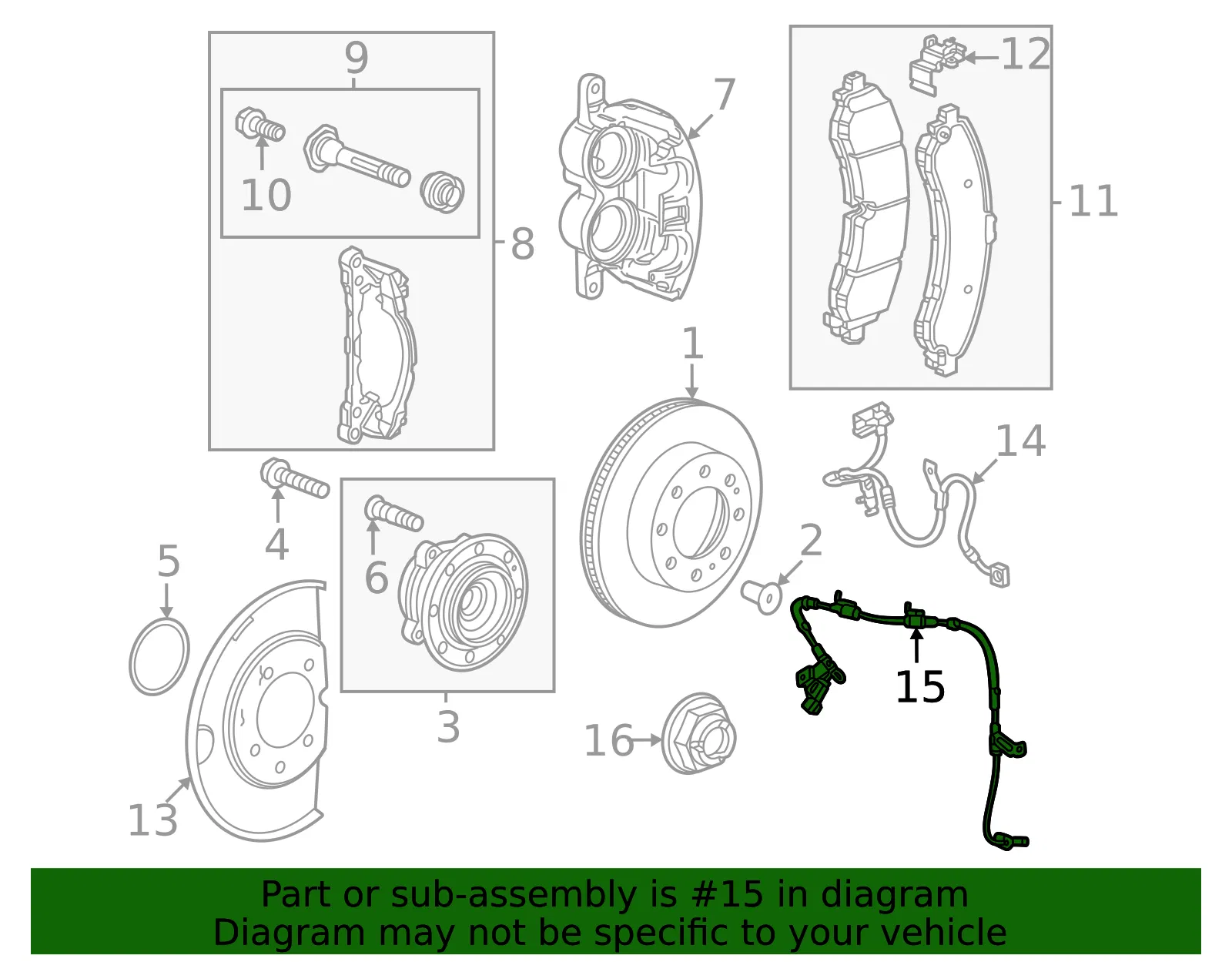 ABS Sensor - GM (86519666)
