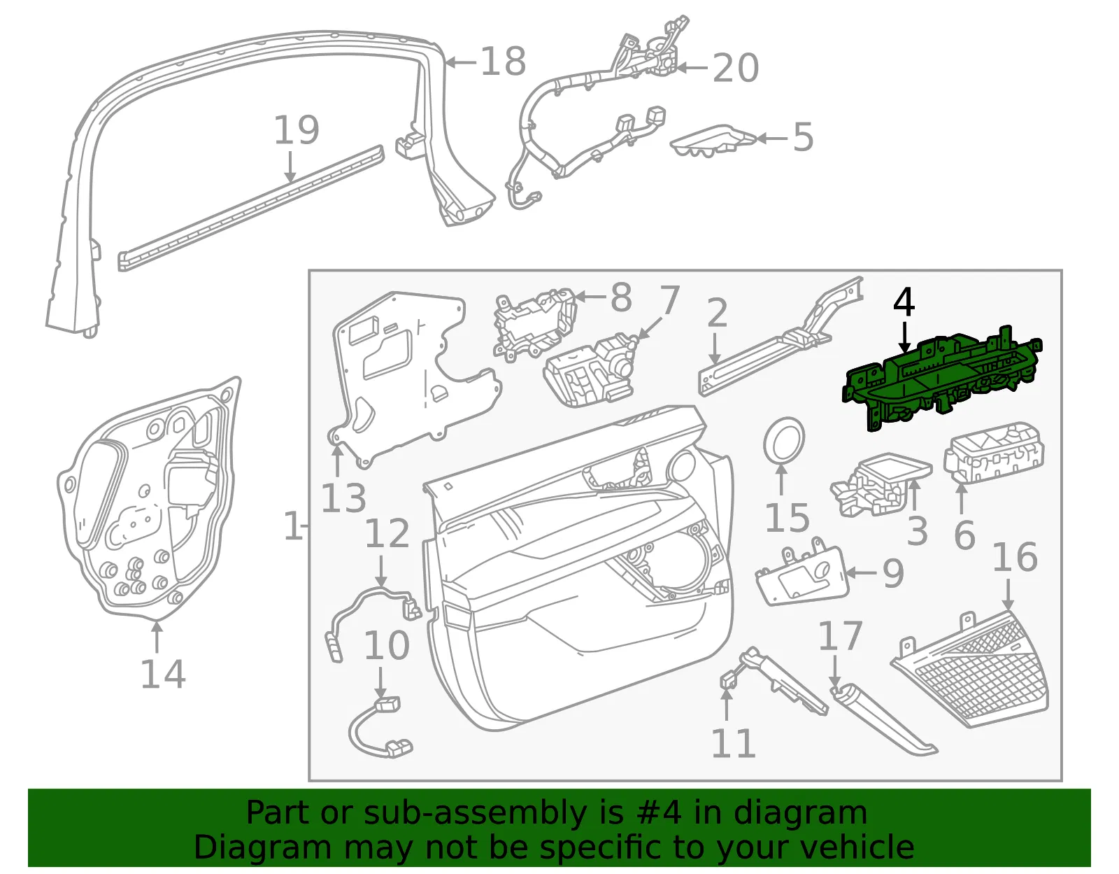 Switch Panel - GM (86538667)