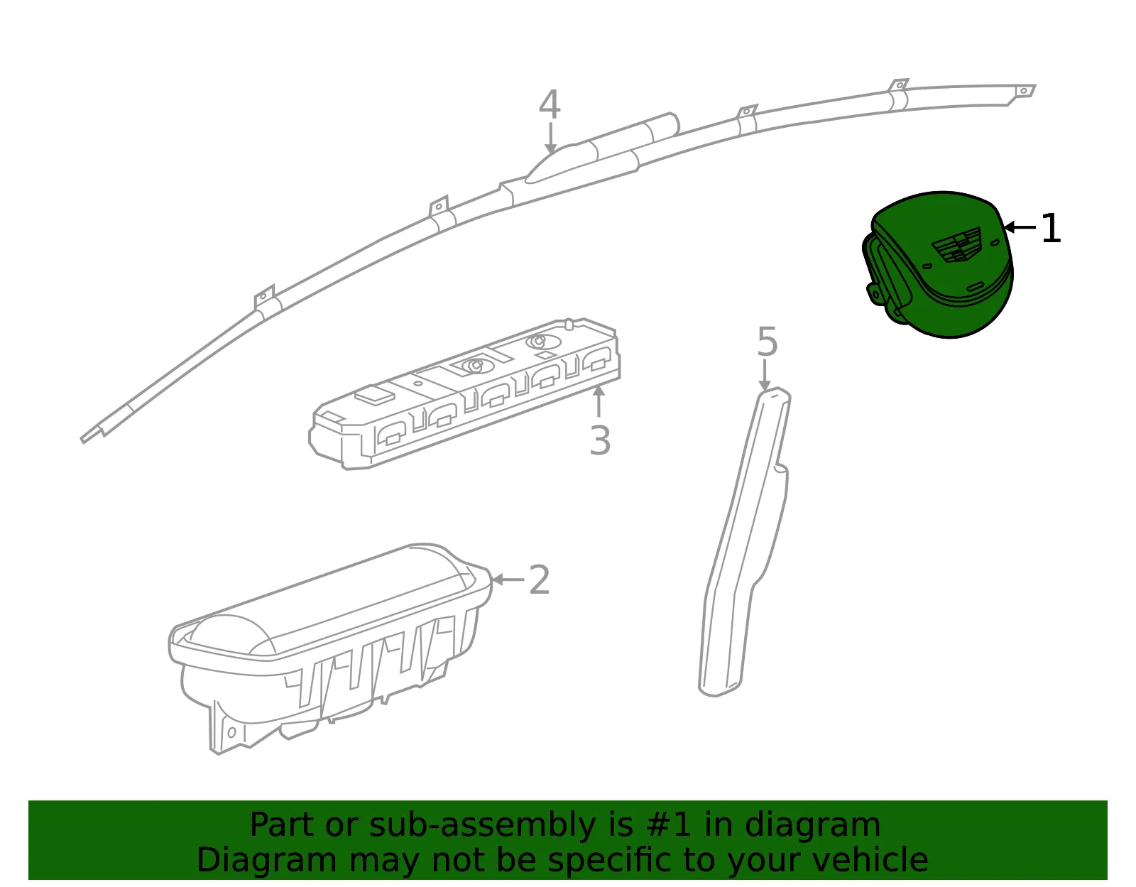 Driver Inflator Module - GM (86543906)